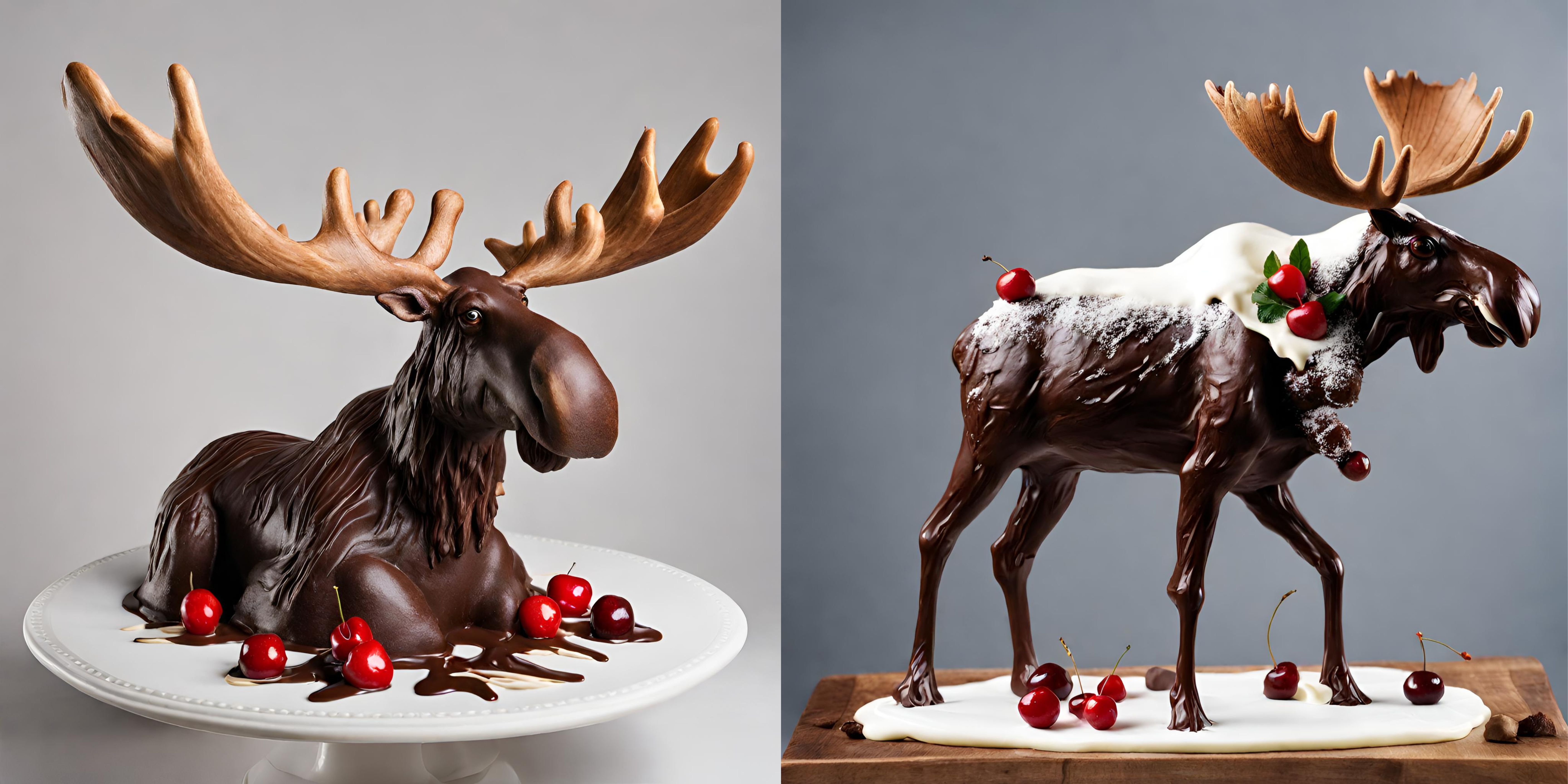 chocolate covered moose